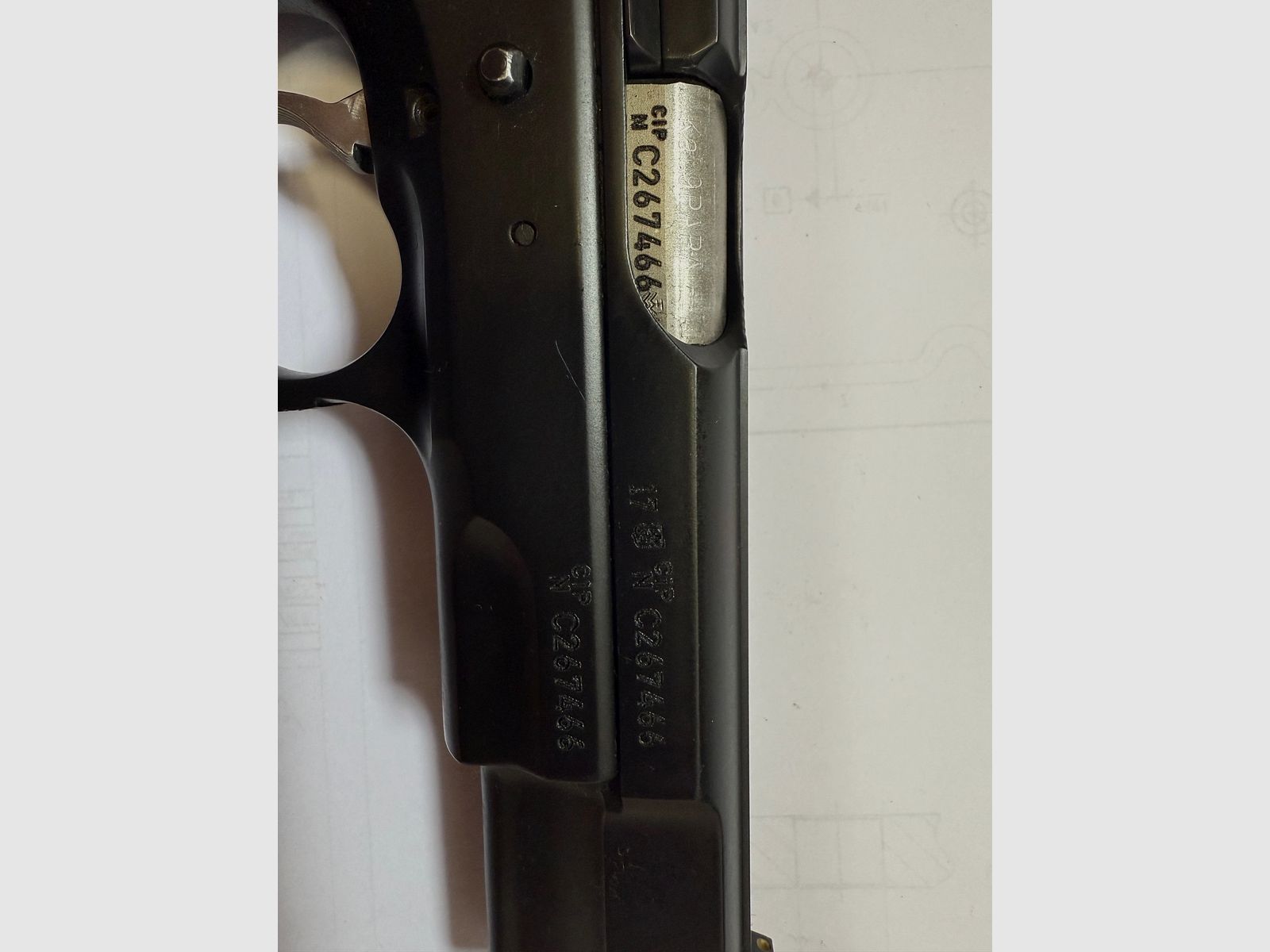 Pistola corta CZ 75 BD Polizia 9mm