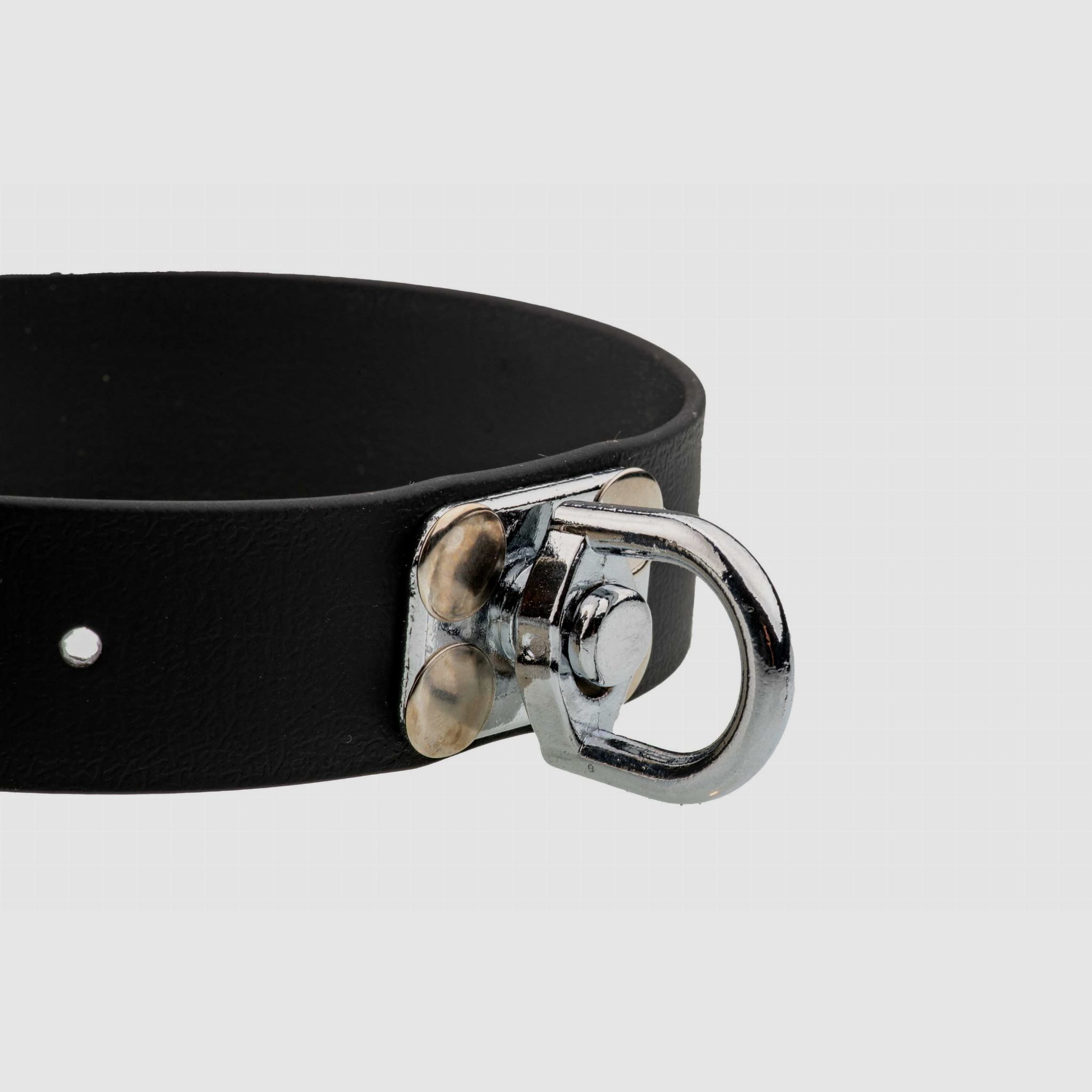 Collare da traccia in Biothane 30 mm 28–34 cm nero, immagine 3 di 3