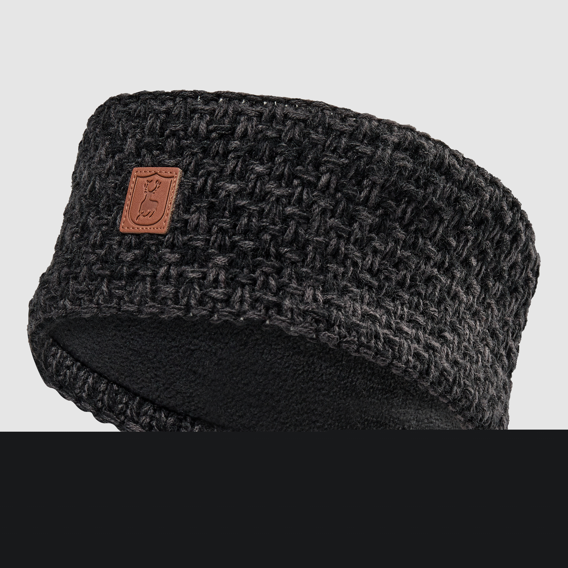 Lady Gestrickte Band - Black – Kleidergröße Damen: ONE SIZE