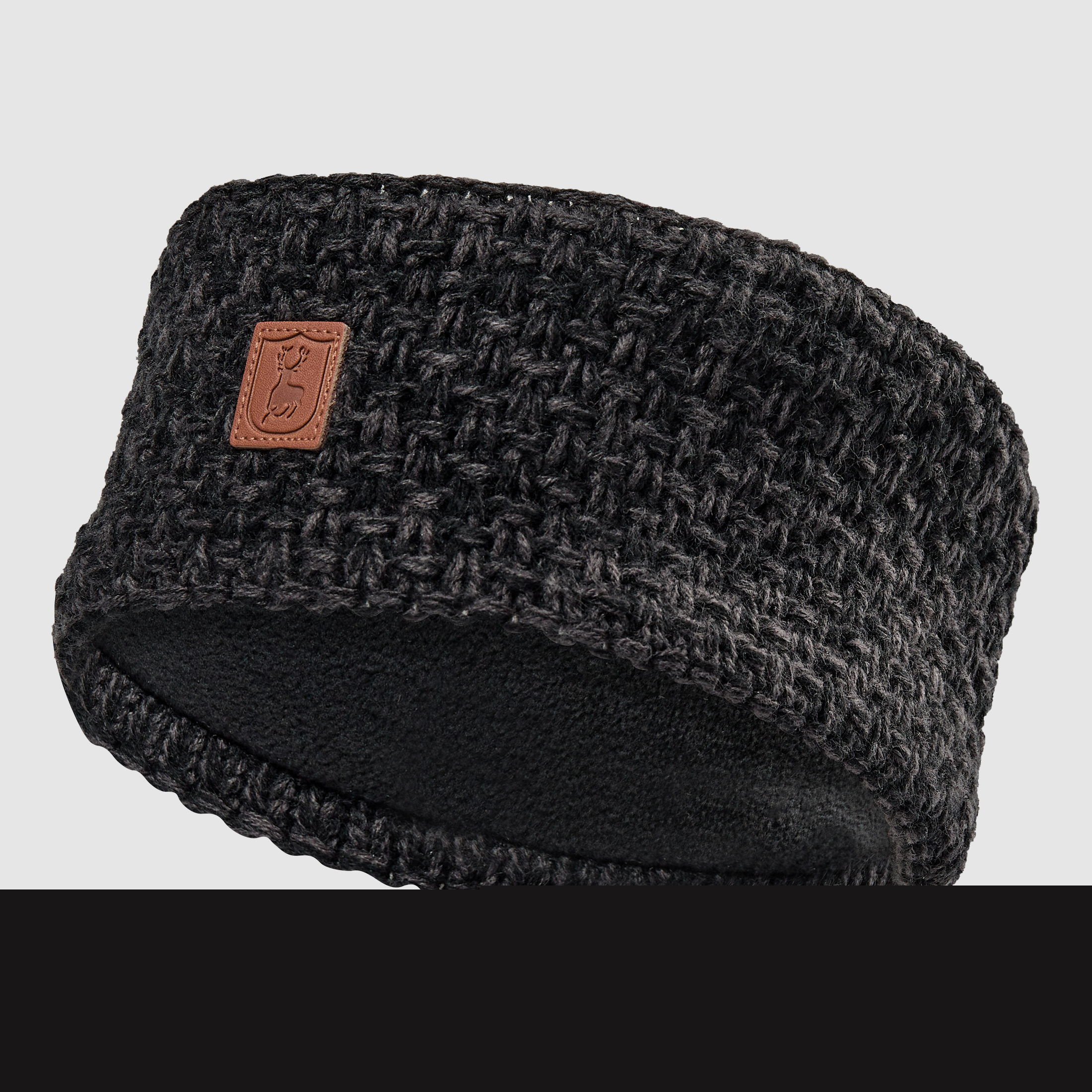 Lady Gestrickte Band - Black – Kleidergröße Damen: ONE SIZE