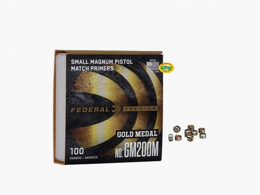 FEDERAL Zündhütchen GM200 MI Packung mit 100 Stk.