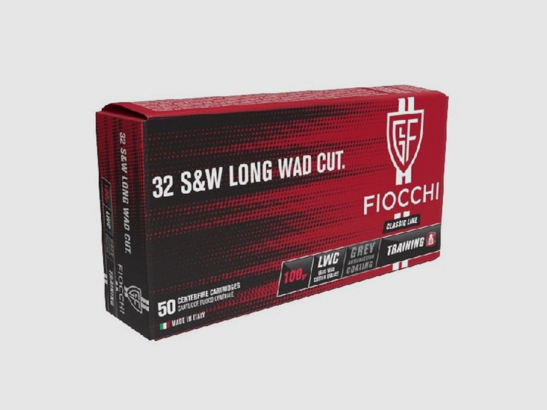 FIOCCHI CARTUCHOS 32 WAD CUTTER 100 G, imagen 1 de 2