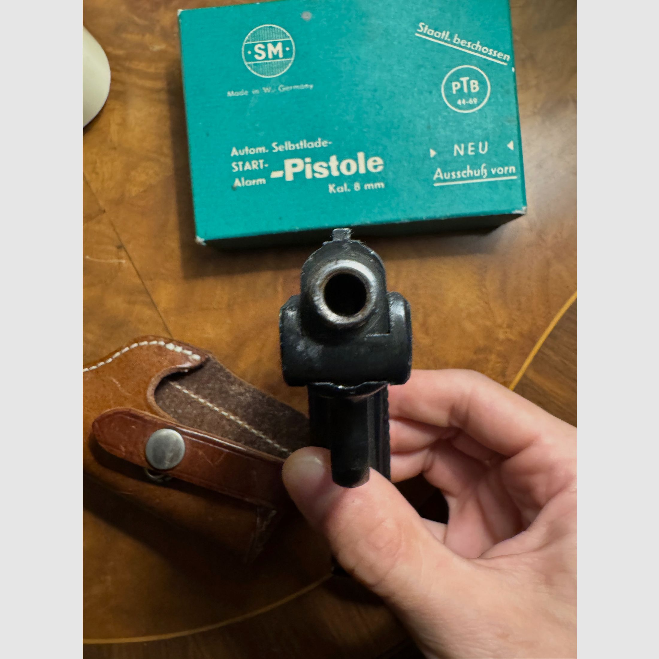 SM 110 8mm automatikpistole mit Karton + 2 Holster 