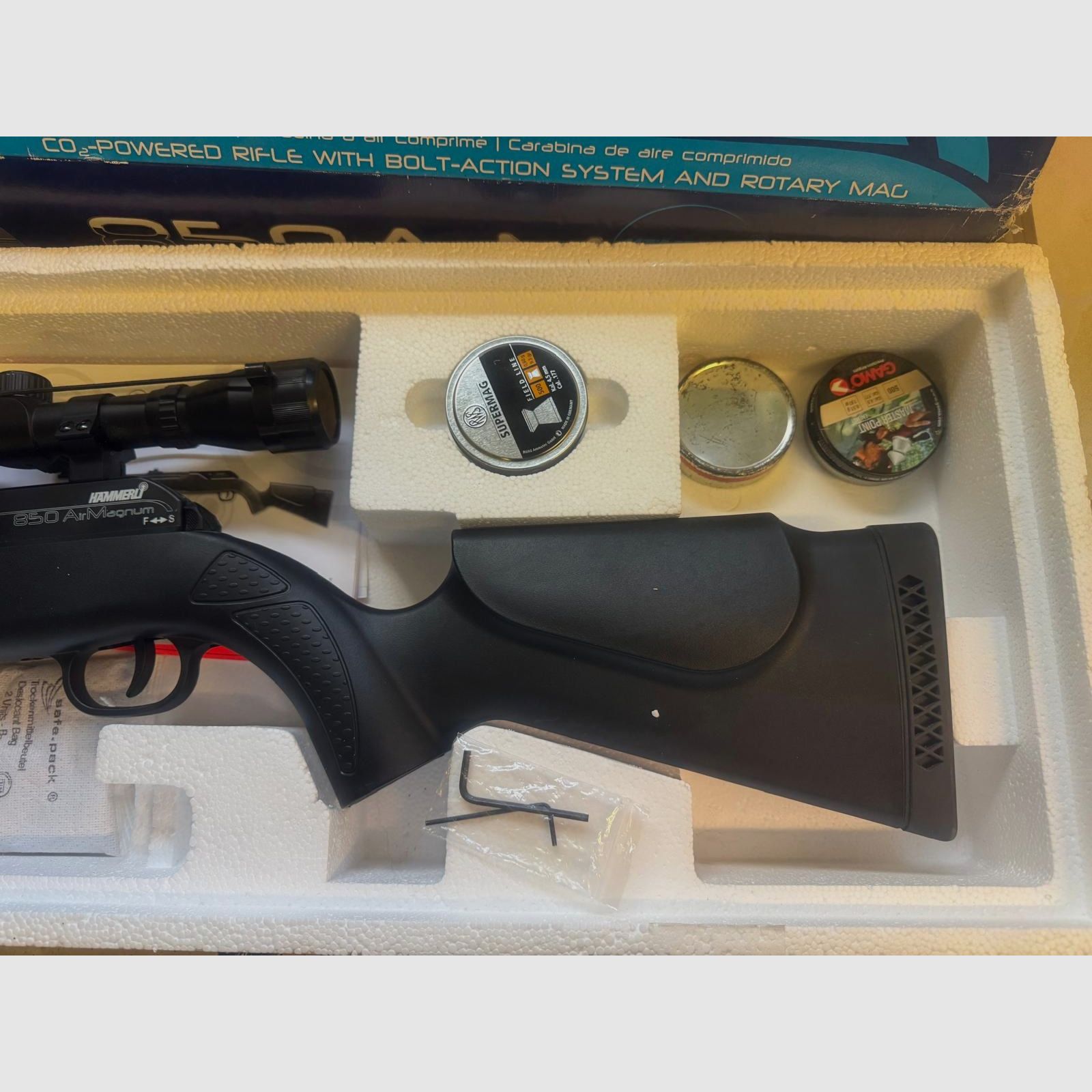 Umarex 850 M2 XT Kit CO2 Luftgewehr im Kaliber 4,5mm (UVP 475€)