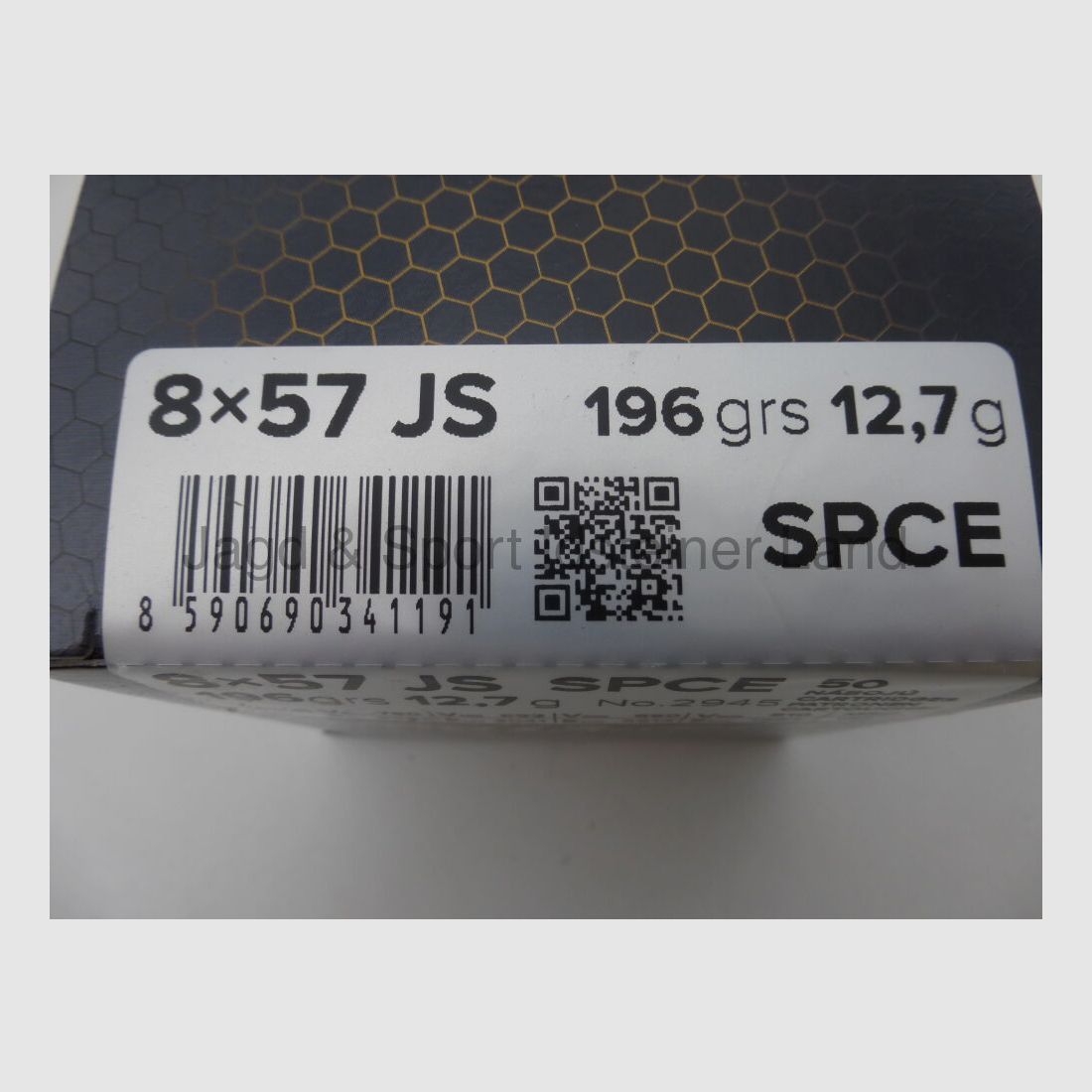 Sellier & Bellot 196grs, SPCE (softpoint cutted edge)