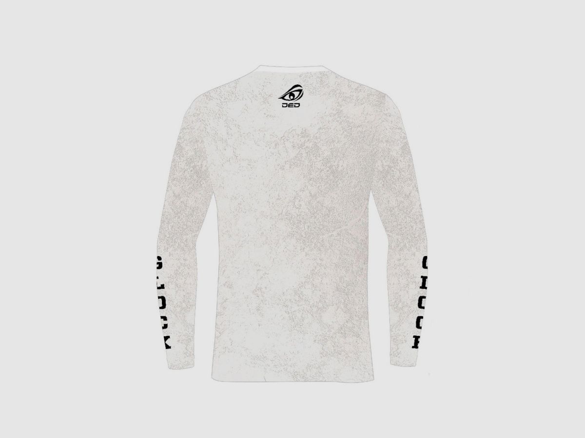 DED GLOCK Competition Long Sleeve T-shirt White, size: XXS, Clothes type: Women, image 2 of 3