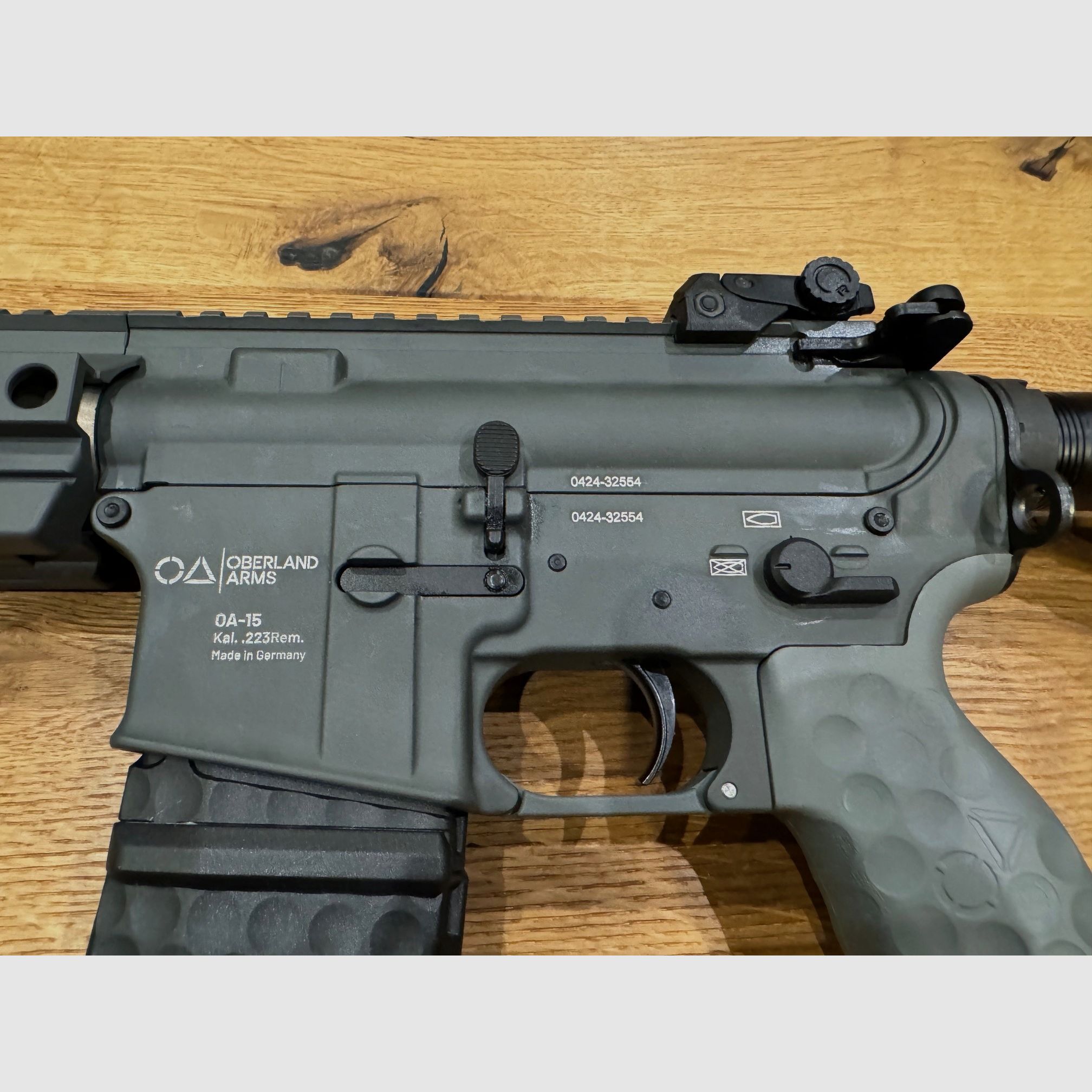 Oberland Arms OA-15 PR M11, 12" Heavy Barrel in Battleship Grey