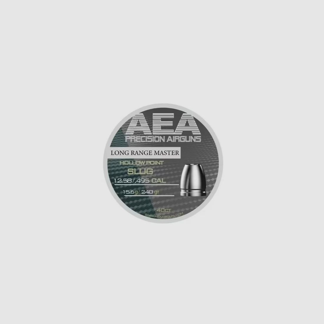 AEA Slugs Long Range Master HP, Kal. 12,58mm/.495