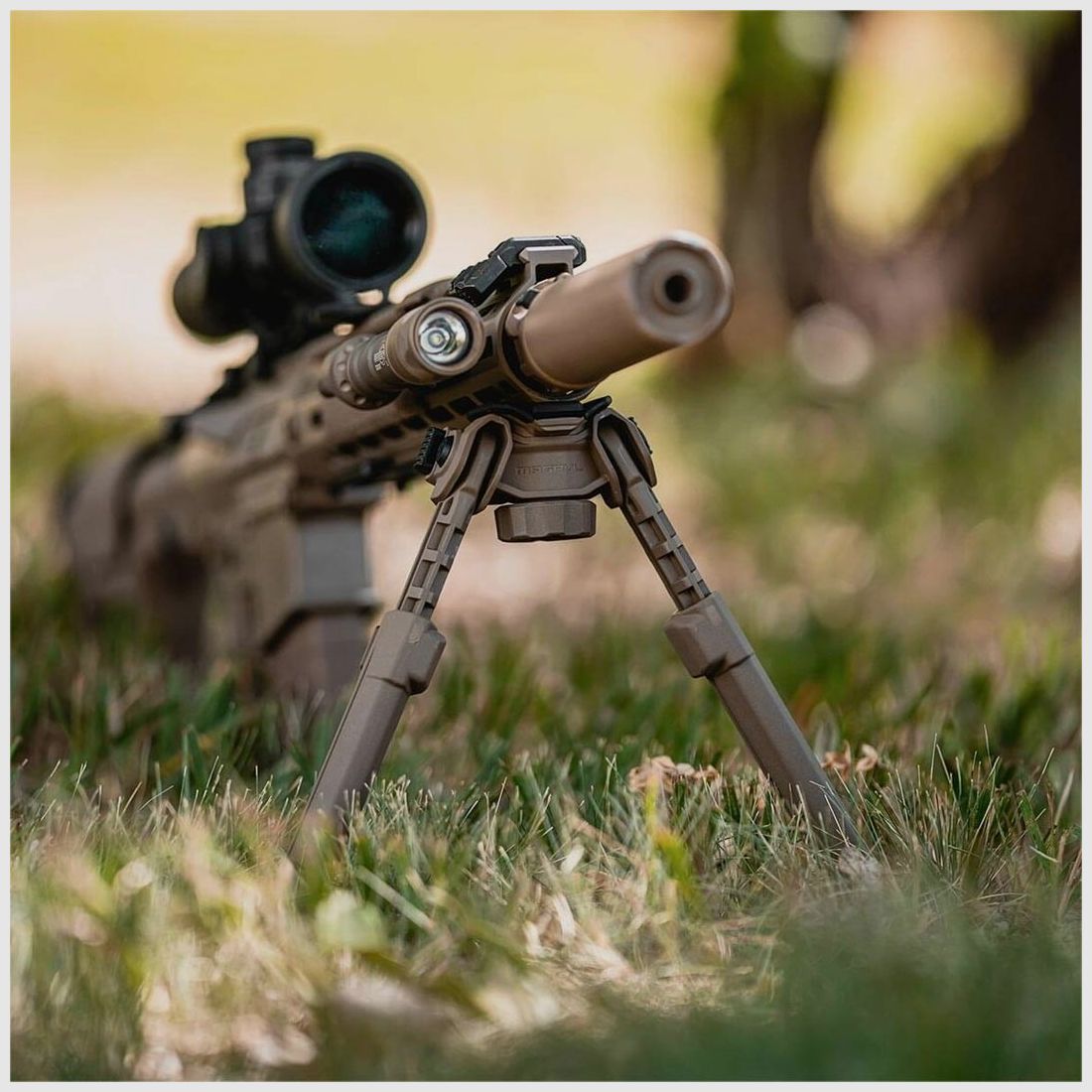 Bipiede Magpul MOE FDE attacco per slitta, immagine 5 di 6