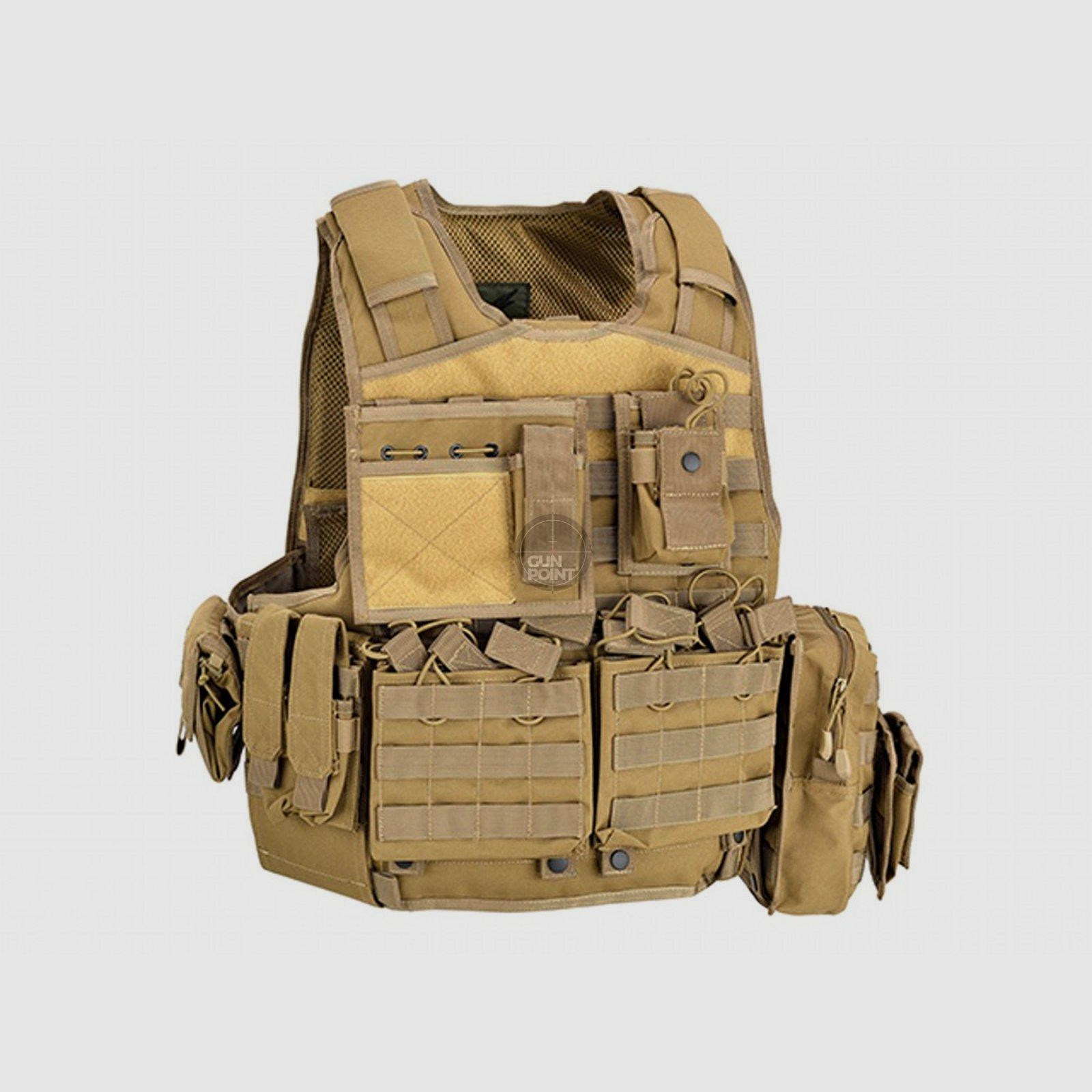 Defcon 5 Body Armor Carrier Set Plattentrger TAN
