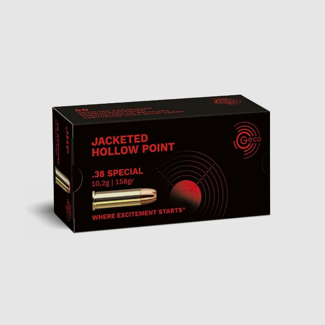 Geco .38 Special Jacketed Hollow Point 10,2g/158gr