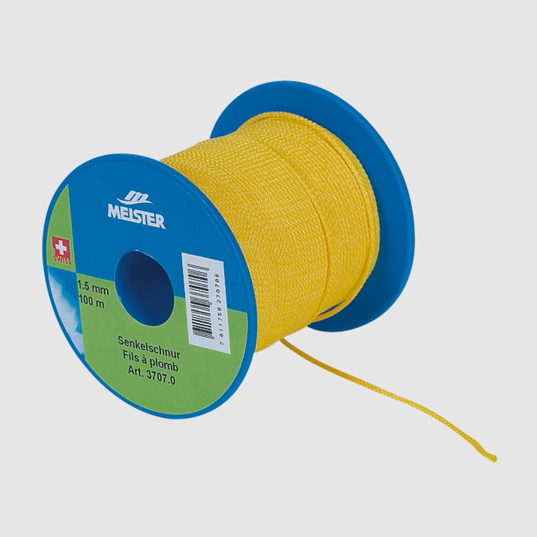 Maître fil à plomb PP jaune 1,5mm 50m