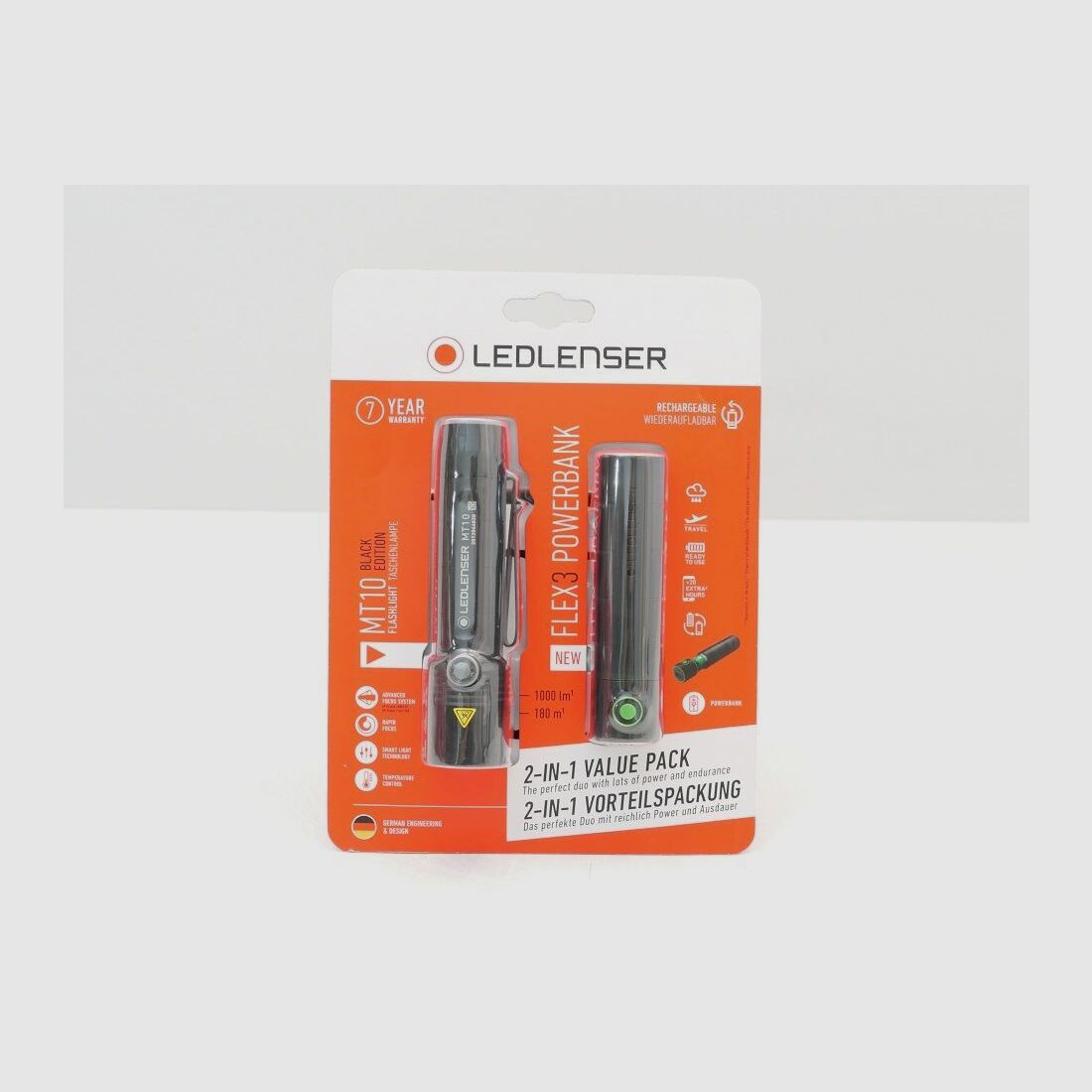Led Lenser	 MT10 black edition Flex 3 Powerbank