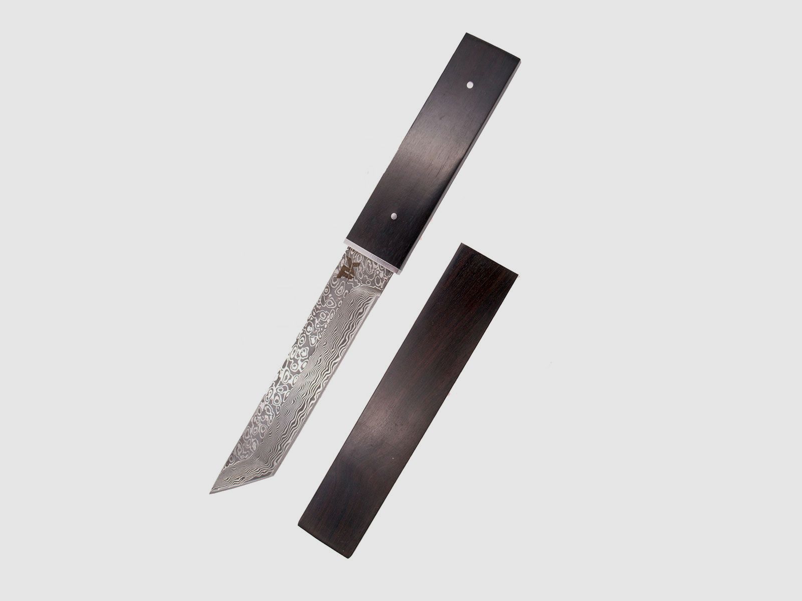 Knife – Tramuntana Knives – Tanto Tramuntana TK Damascus, image 1 of 5