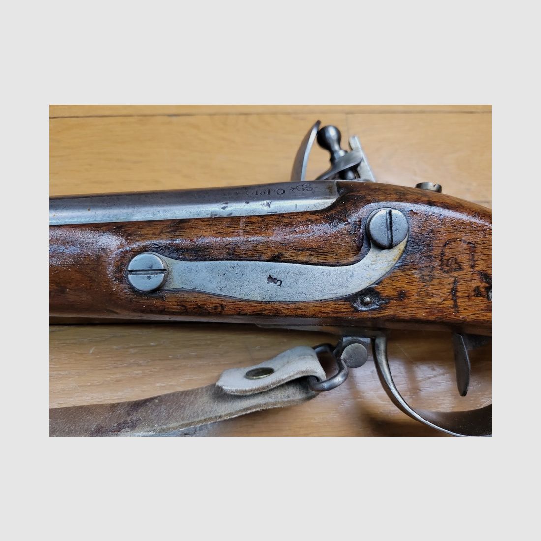 Sehr gutes Gewehr 1777 modifiziert AN IX – Kaiserliche Manufaktur von St Étienne – Jahr 1810 – sehr homogen – Gewehrriemen und Bajonett – Ausgezeichneter Zustand!, Bild 11 von 29