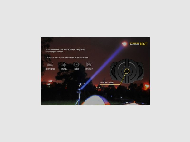 Latarka Nitecore EC4GT 1000 lumenów, zdjęcie 24 z 27