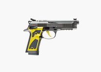 Pistolet Beretta 92X Performance żółty Optic Ready Dark Series 9x19, 4,92"