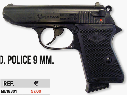 Bruni PISTOLA 9 POLICE