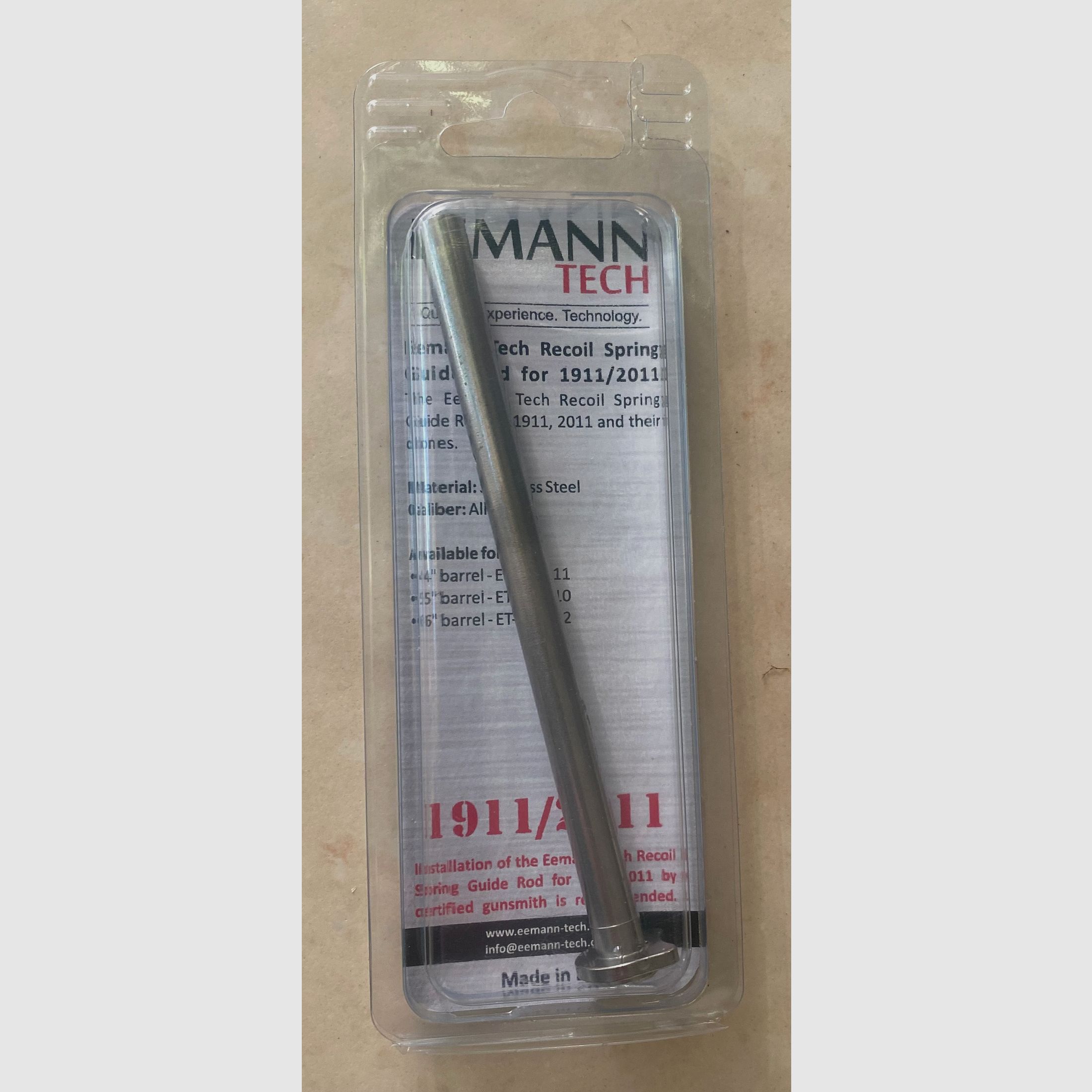 Recoil Guide Rod 1911 6" Führungsstange für 1911, 6