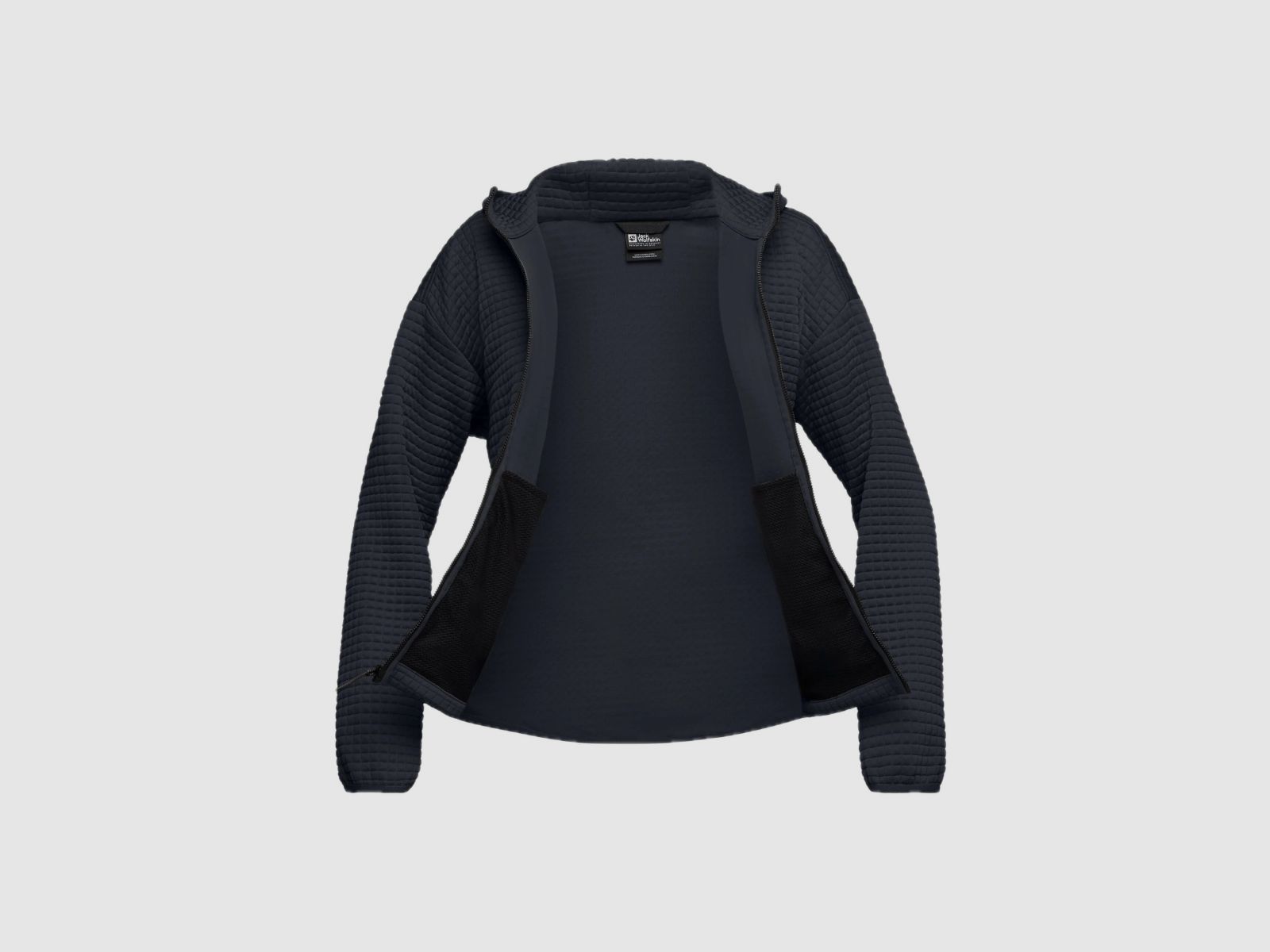 JACK WOLFSKIN Mogari Hooded Fz W Dark Navy