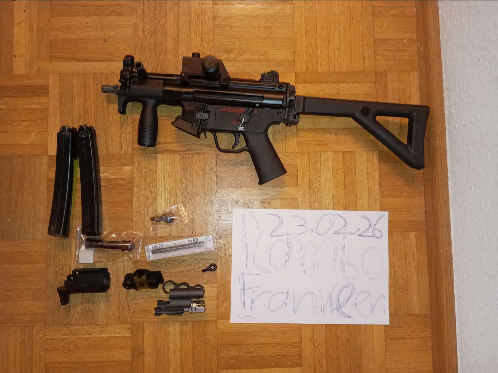 VFC MP5K PDW GBB V2 Umbau + Tuning