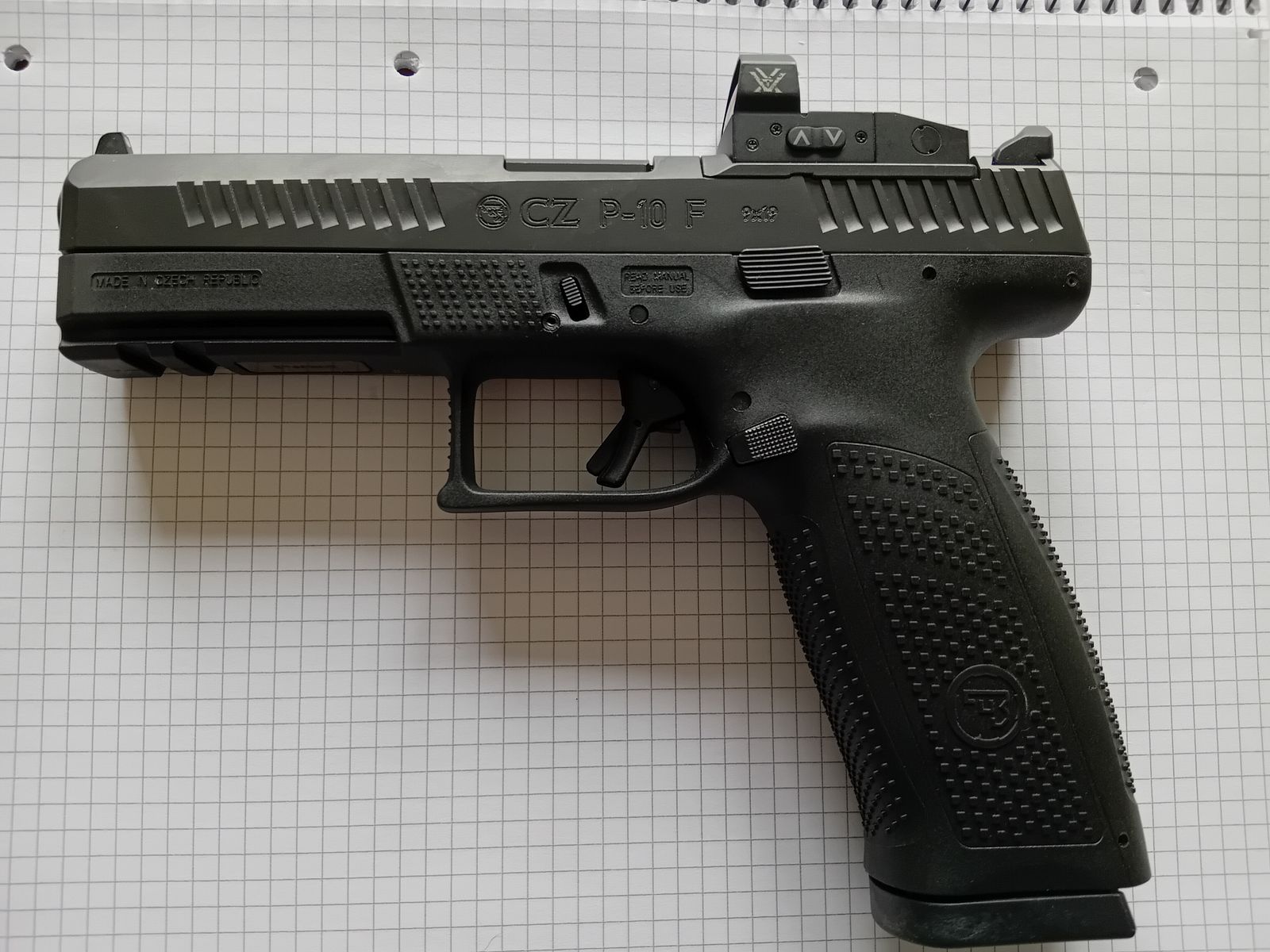 CZ P 10 F OR with 6 MOA RedDot Vortex Venom