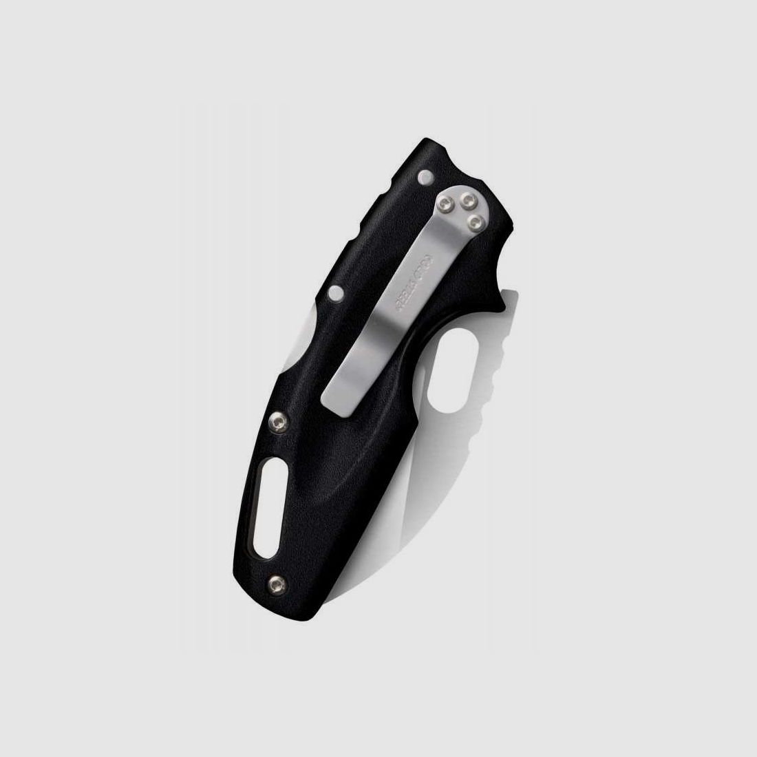 Cold Steel Tuff Lite Taschenmesser, Glatte Schneide, Schwarz