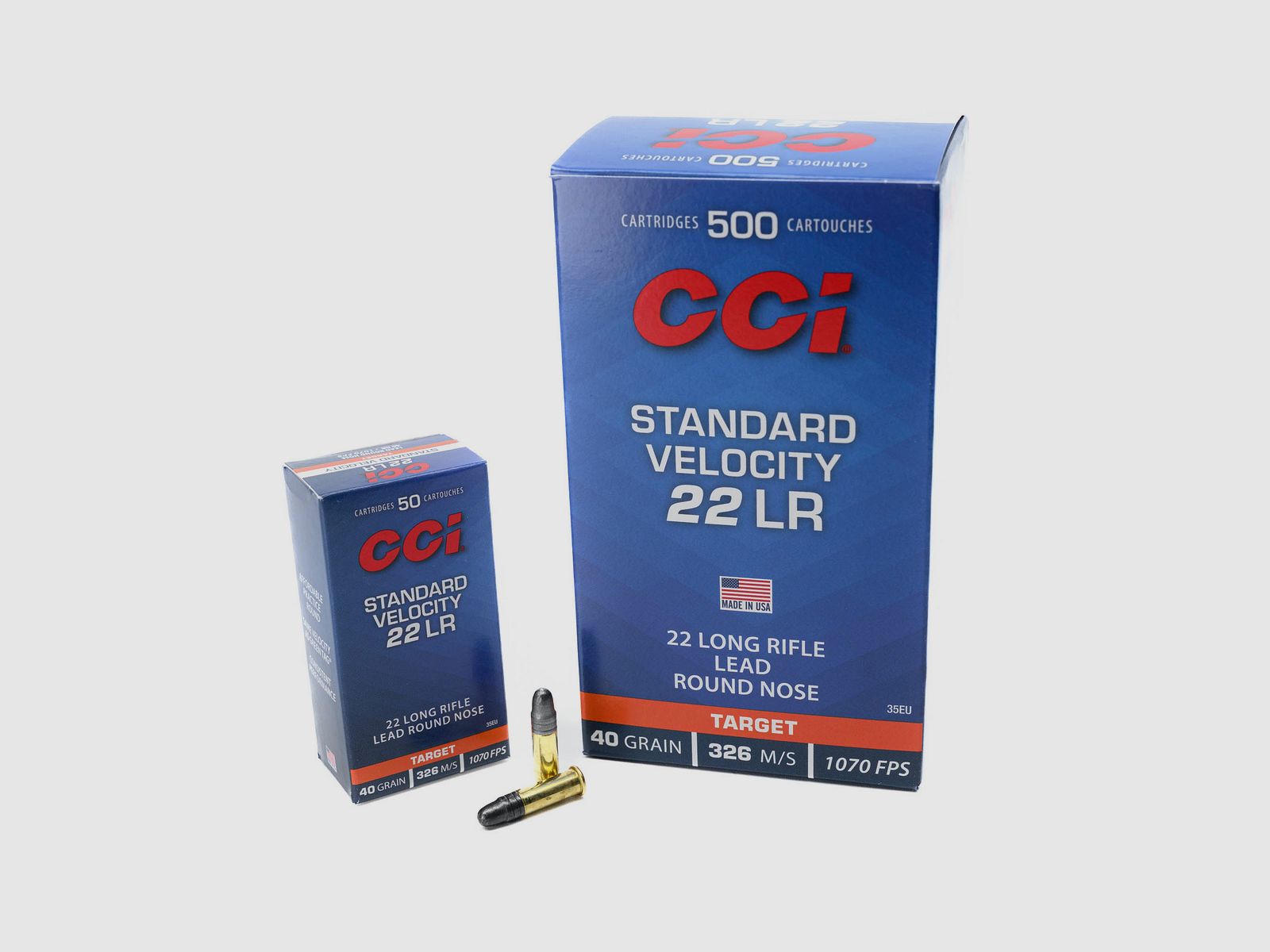 CCI .22 LR 40gr Standaard Snelheid LRN