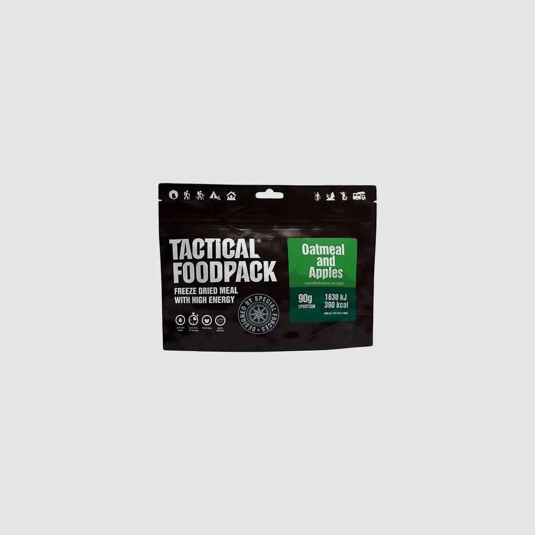 Tactical Foodpack Haferflockenbrei mit Äpfeln