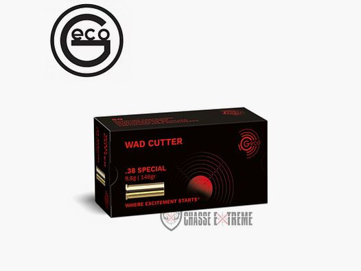 50 Munitions GECO cal 38 Special 146gr WC