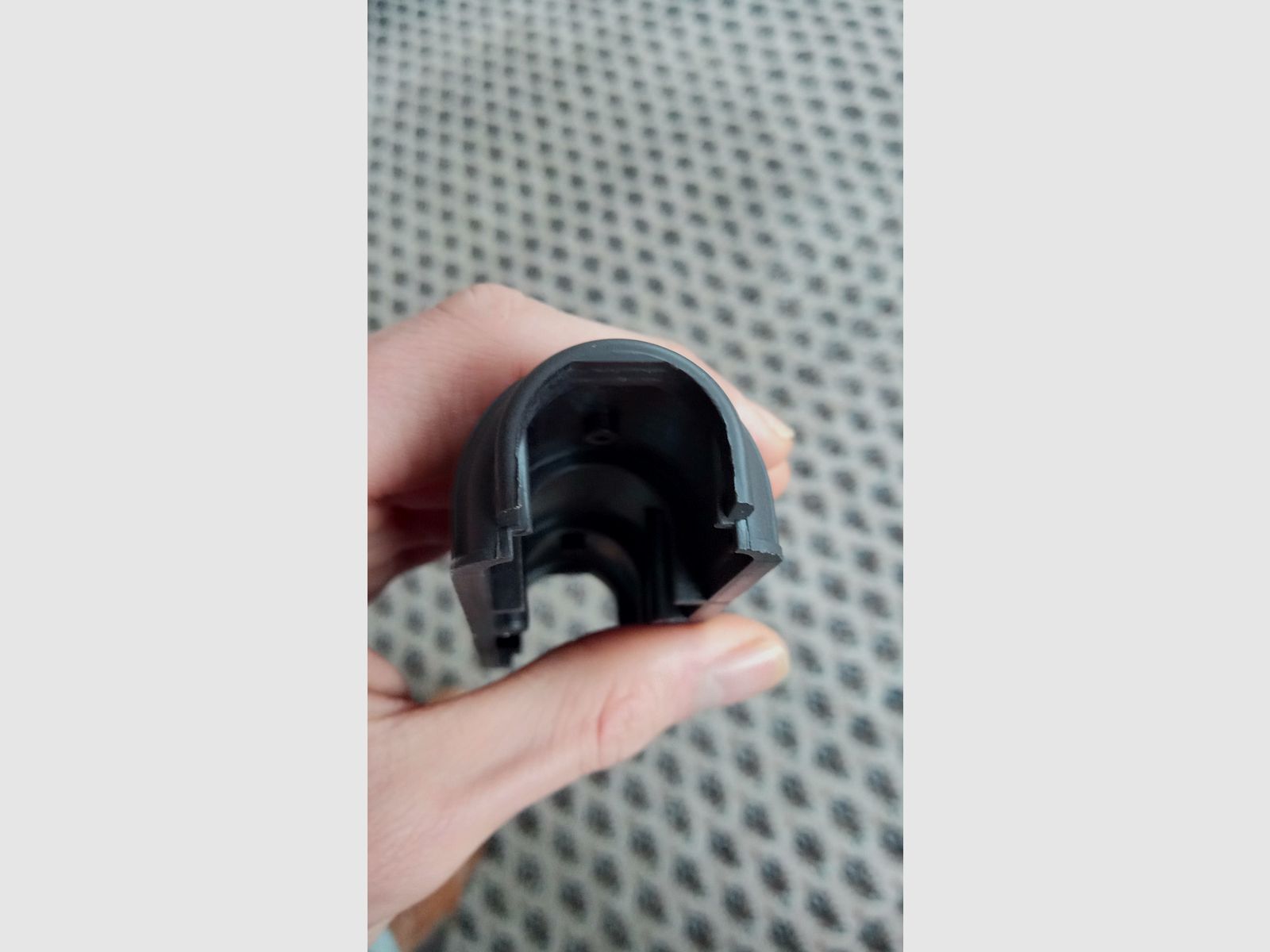 AIRSOFT - Ribbed plum polymer handguard for the toy Krinkov (AKS-74u) / Price negotiable // GBB S-AEG / AKSU