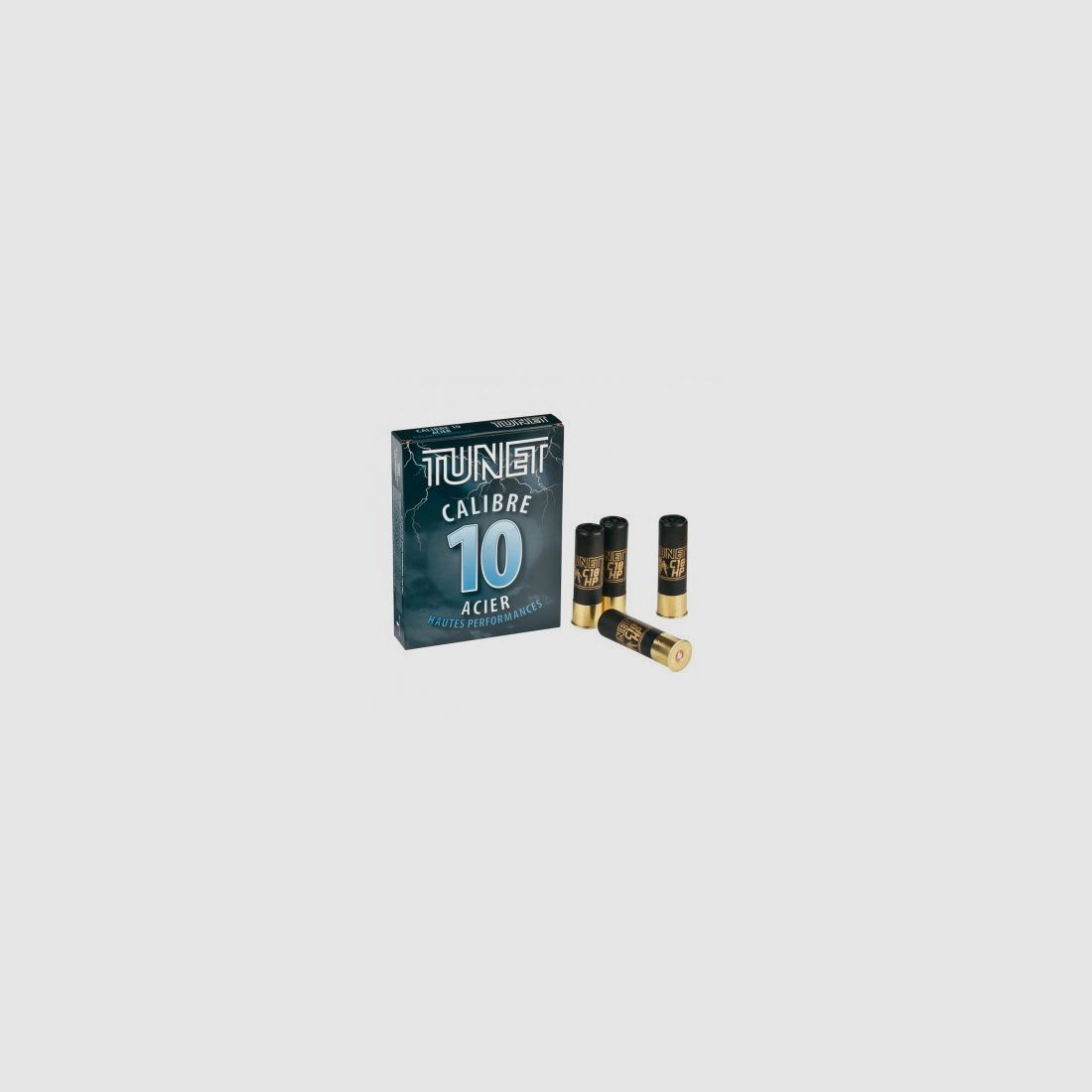 BOITE DE 10 CARTOUCHES TUNET CALIBRE 10/89 ACIER 48G - BJ - PLOMB 2