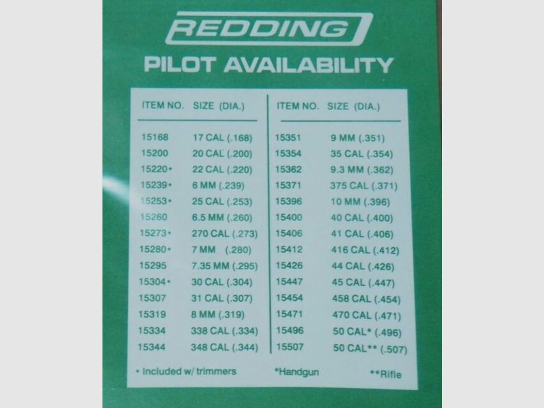 REDDING PILOT X CASE TRIMMER.260, immagine 2 di 2