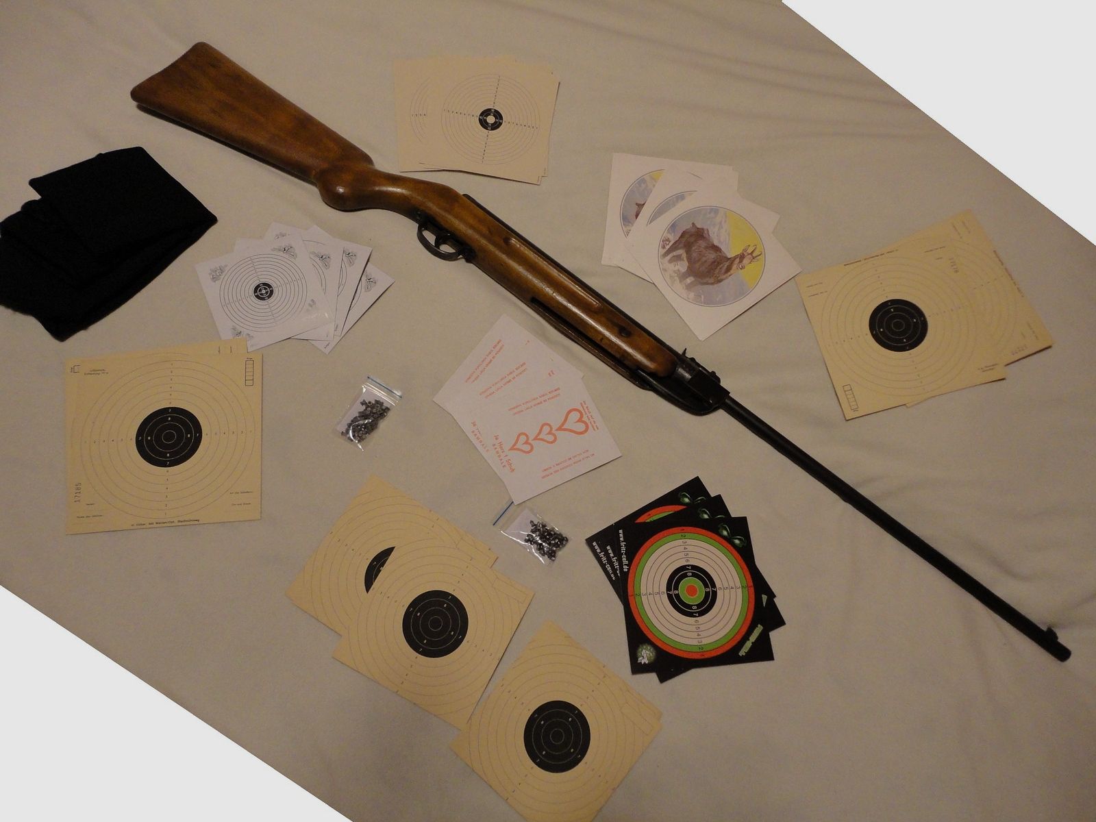 Luftgewehr KRICO Kriegeskorte Kal.177/4,5mm + Zubehör