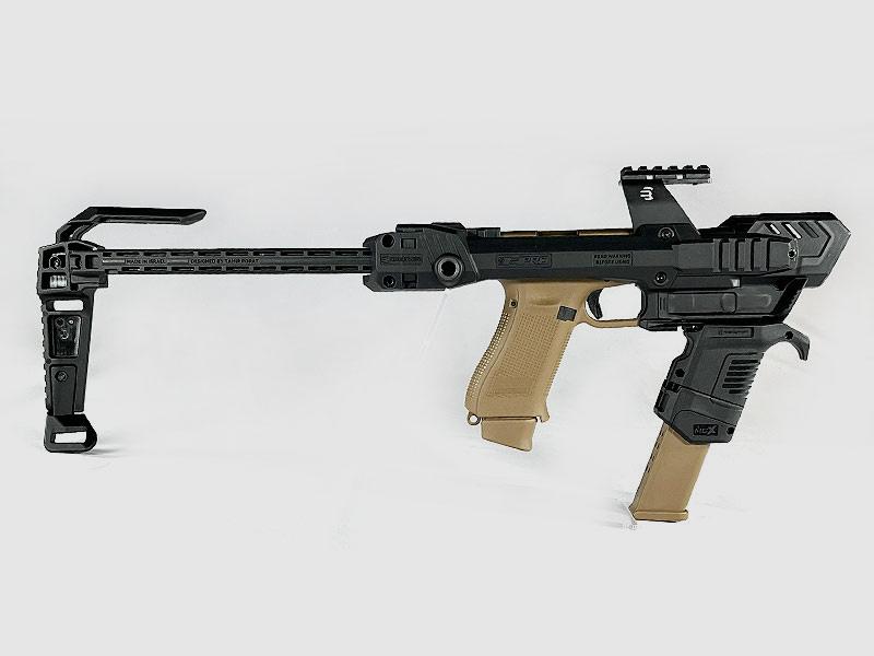 RECOVER GLOCK Conversion FULL Kit SPRO MG Calcio Pistol 1-colore Nero