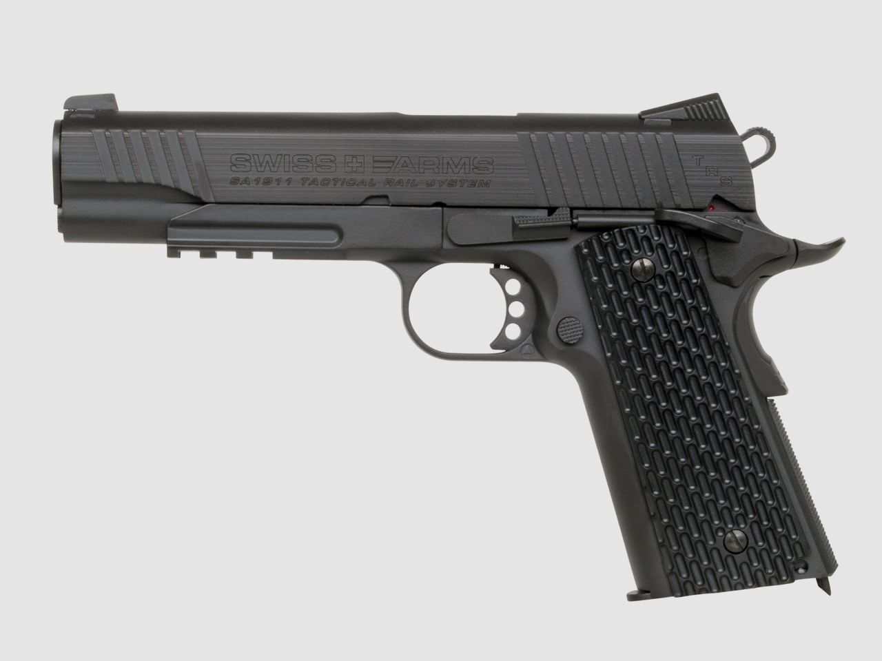 CO2 Pistole Swiss Arms 1911 TRS Blowback Kaliber 4,5 mm BB (P18)