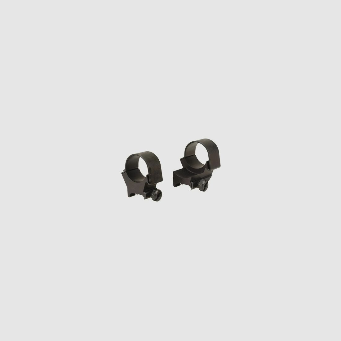 Weaver Top-Mount Weaver-Style Ringe (1 extended) matt schwarz 30mm high, BH 12,7mm