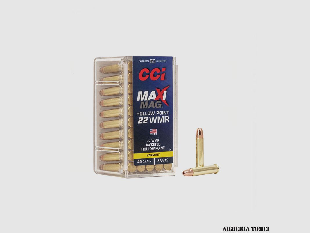 CCI – Kal. .22 WMR MAXI-MAG 40GR JHP 0024