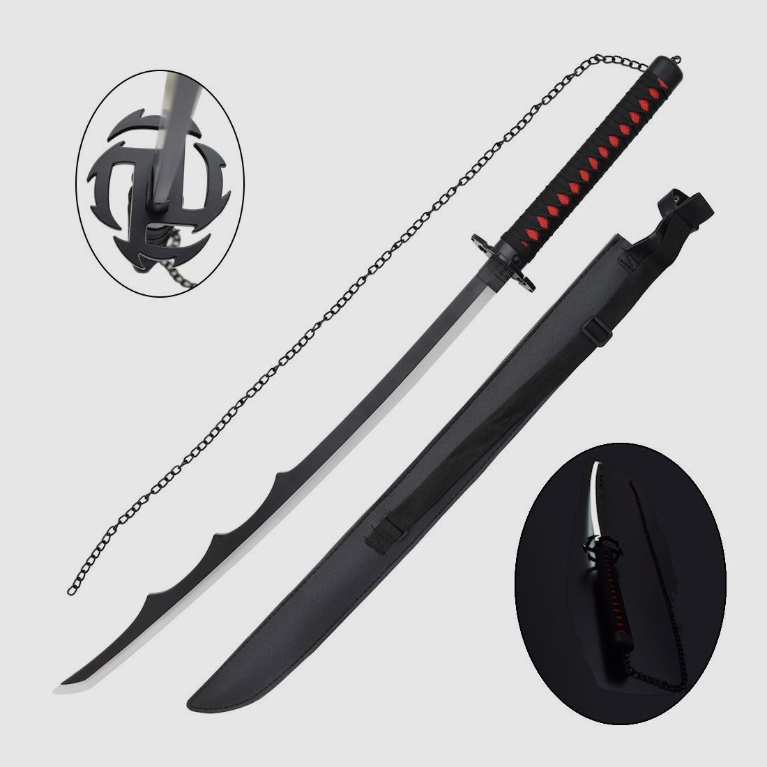 Katana LED Lichtschwert Bleach Tensa Zangetsu
