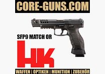 Heckler & Koch HK SFP9 MATCH OR Race Gun 9mm Luger con rilascio a paddle, disponibile immediatamente