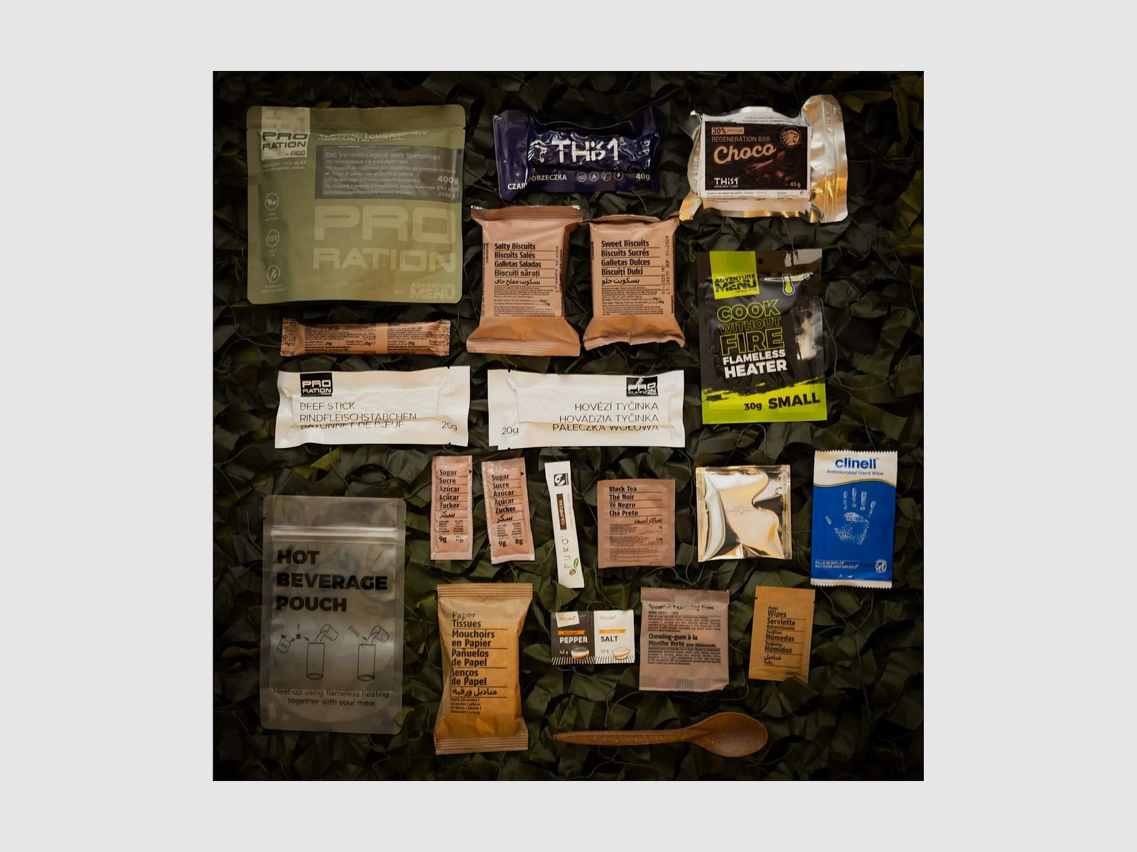 Halbtagesration Ultimate Tactical Ration Half Day Menü 4