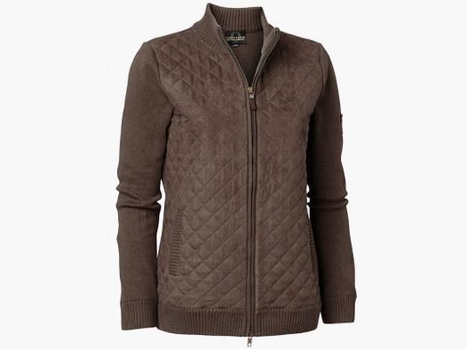 Chevalier Damen Cardigan Grace Quilt Braun