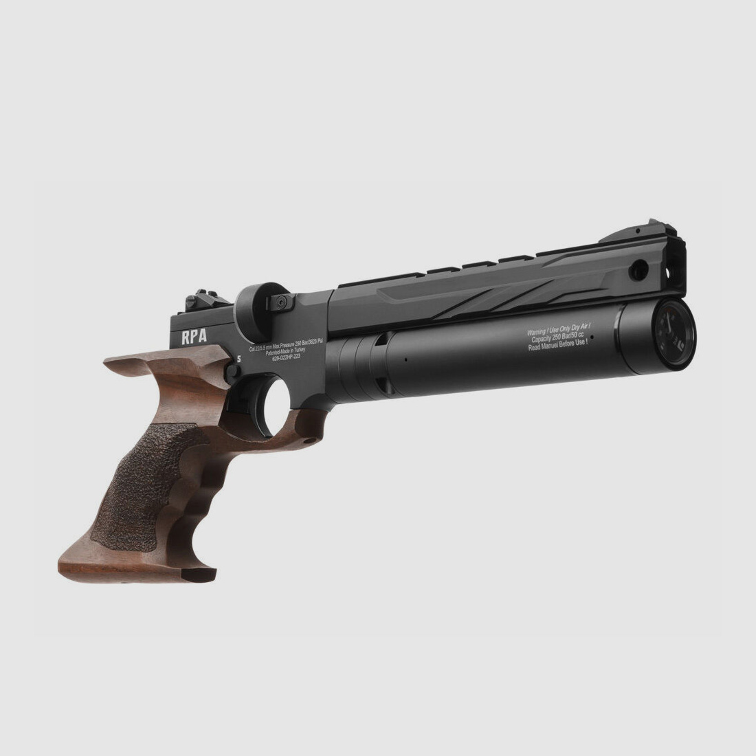 reximex RPA PCP pistol 4.5 mm Diabolo walnut