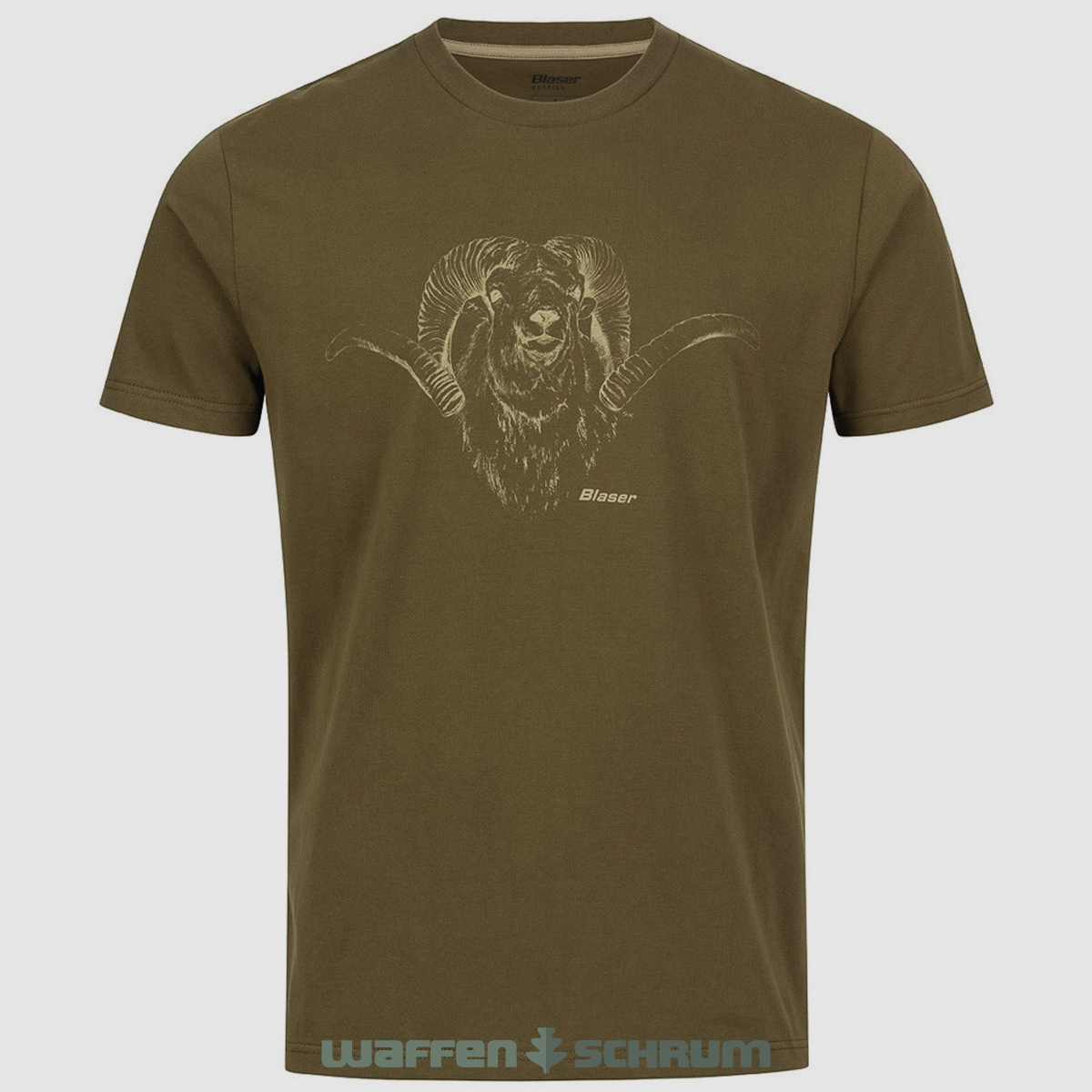 Blaser Herren T-Shirt Maurice  dunkel oliv