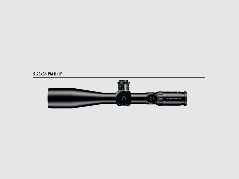 SCHMIDT & BENDER ZF m. Leuchtabsehen (1. BE) 5-25x56 PMII (34mm) Abs. P4LF/P5LF DT/ST, Bild 1 von 2