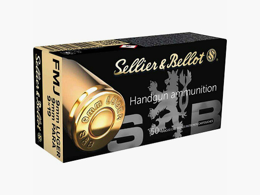 Sellier & Bellot S&B FMJ 124grs - 50pcs