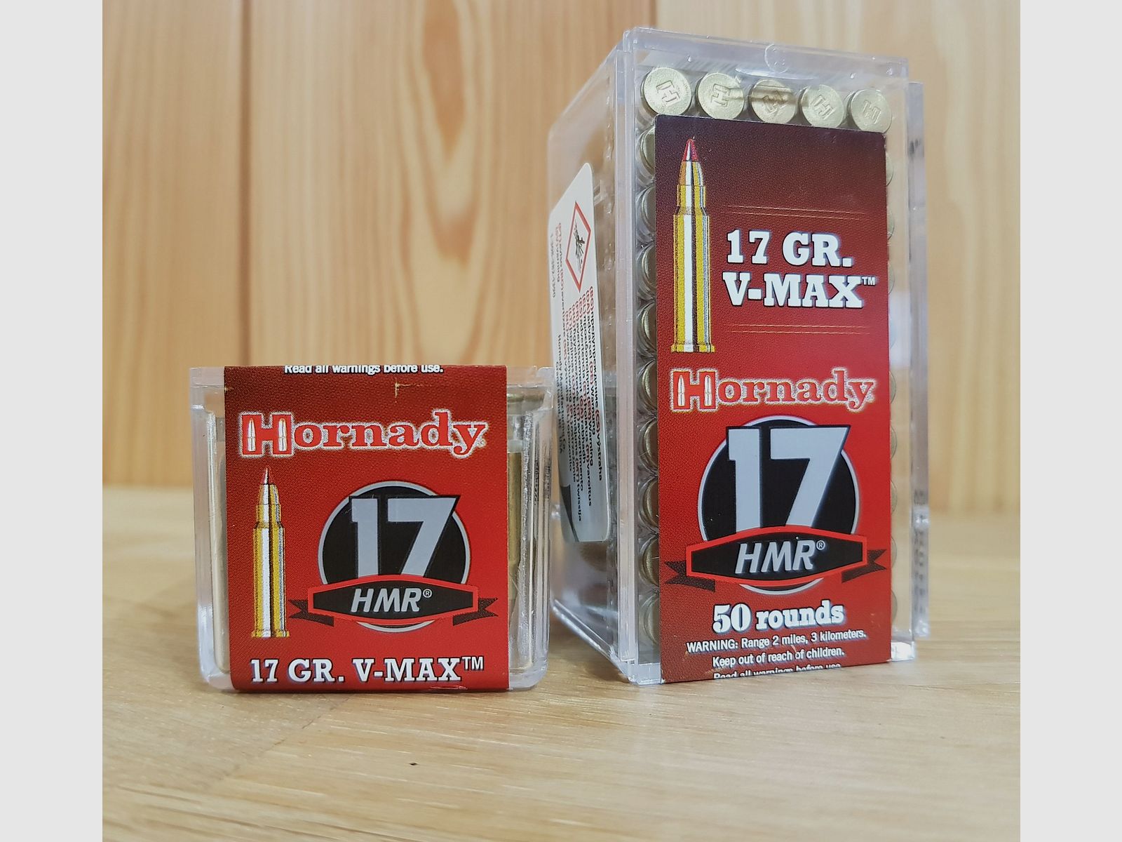 HORNADY MUNITION KAL. 17 HMR V-MAX