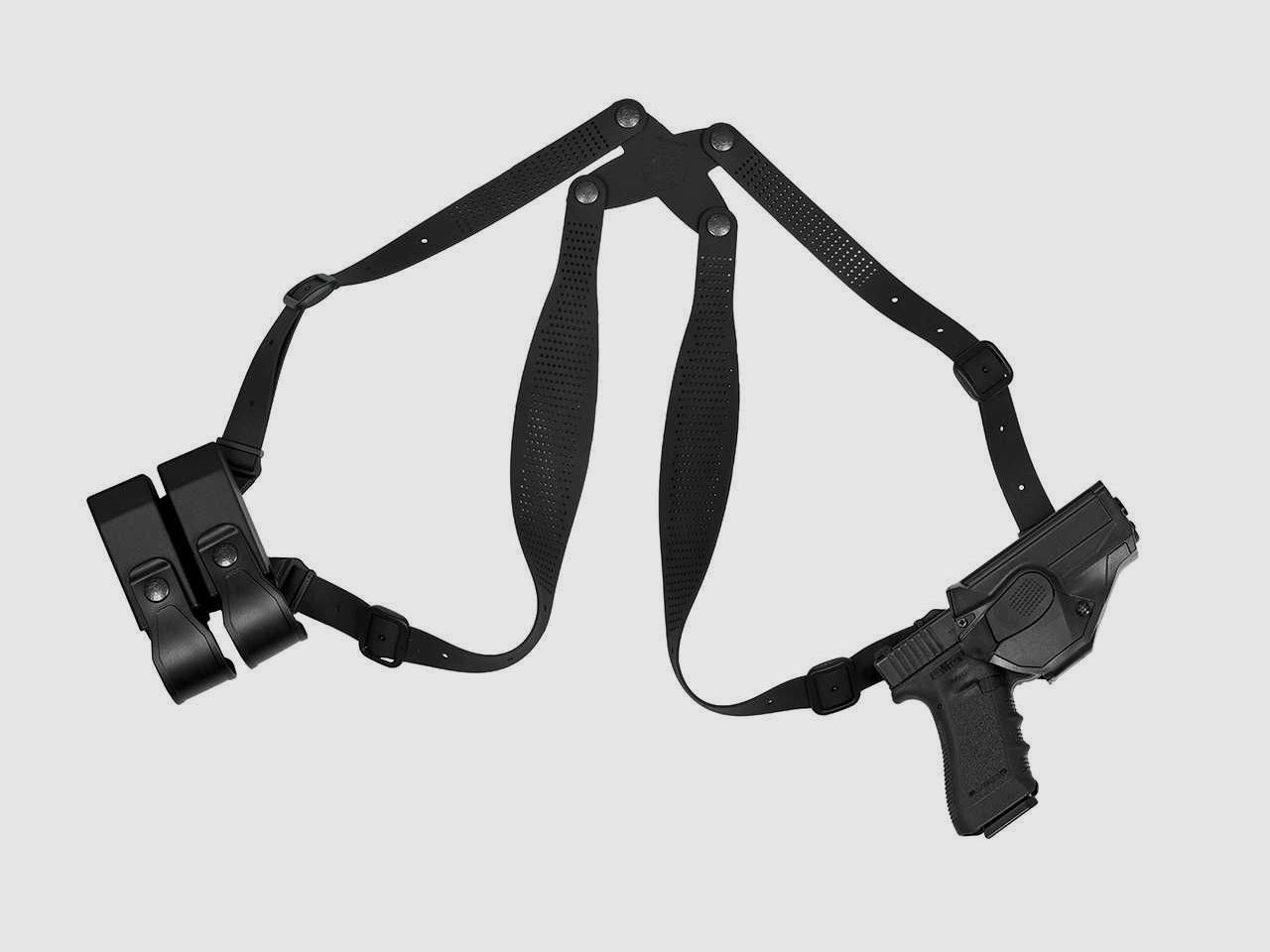HOLSTER SOUS-ARME HORIZONTAL VEGA EN POLYMÈRE – CCHS8 – POUR GLOCK 19 – 23