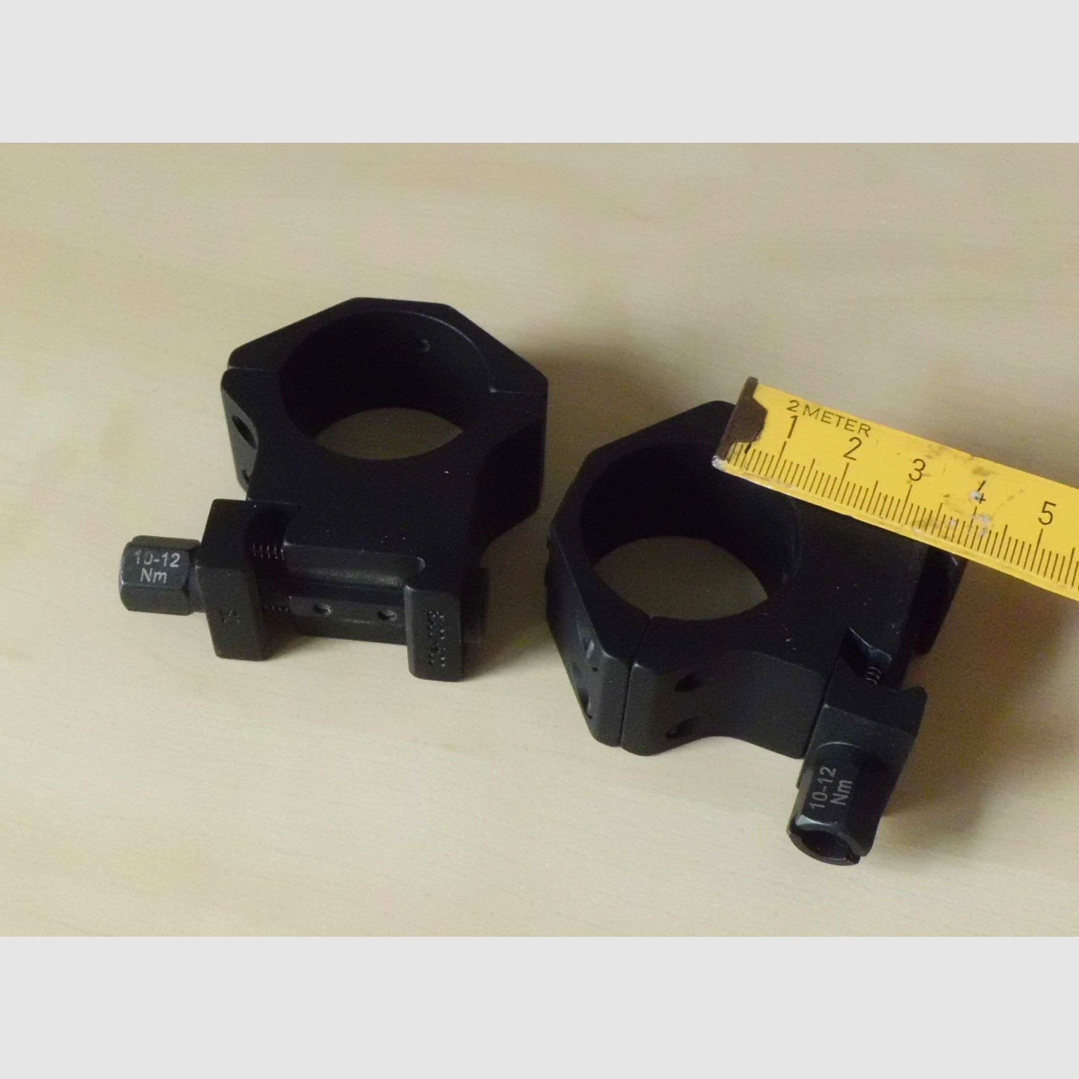 Recknagel ERATAC scope rings 34mm, height = 18 mm