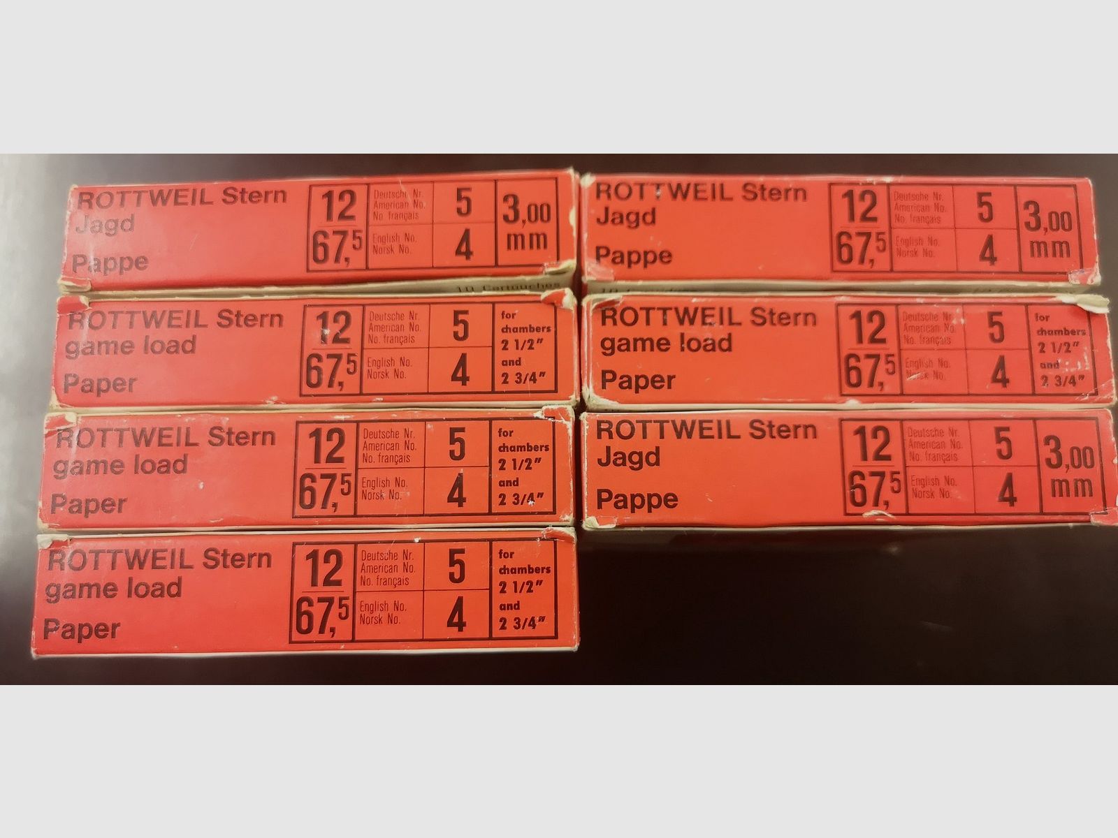 Schrotpatronen 70Stk. Rottweil / Geco 12/67,5  3,0mm
